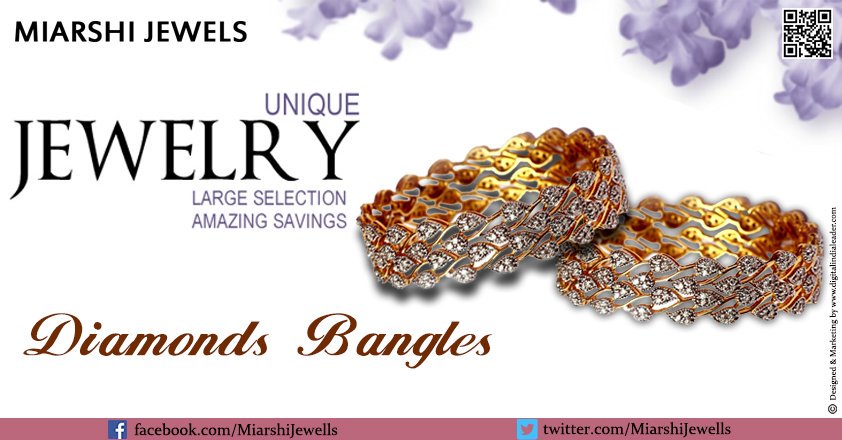 Miarshi Jewellers in Delhi Diamond Bangles