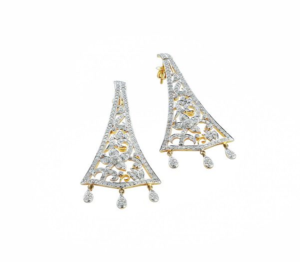 Eiffel Tower diamond earring in dlehi